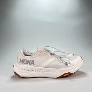 Hoka One One Transport White Walking Running Shoes 1123154 WWH Women's Size 9B